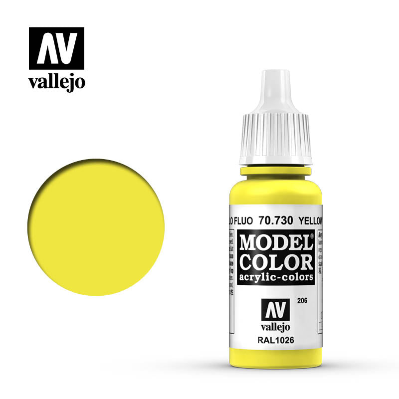 Vallejo Model Color 70.730 Amarillo Fluorescente - Dendago