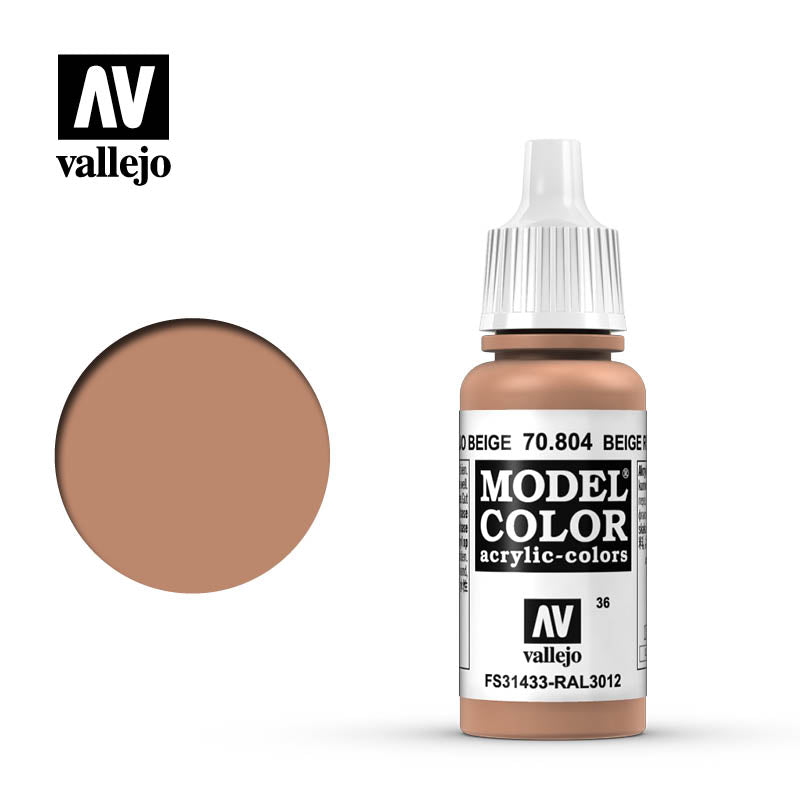 Vallejo Model Color 70.804 Rojo Beige - Dendago