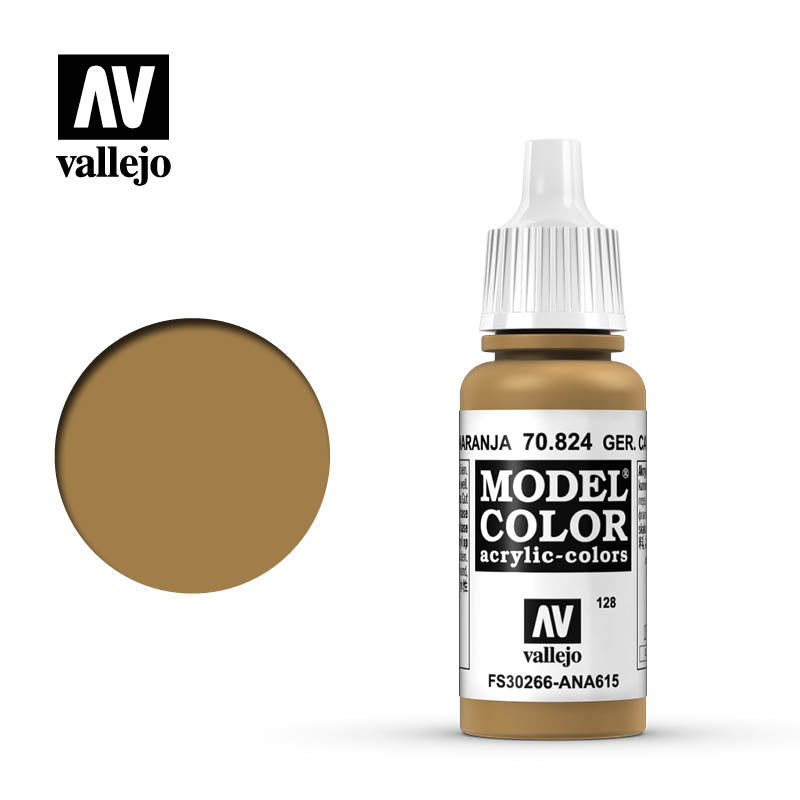 Vallejo Model color 70.824 Alemán Camuflaje Ocre Naranja - Dendago