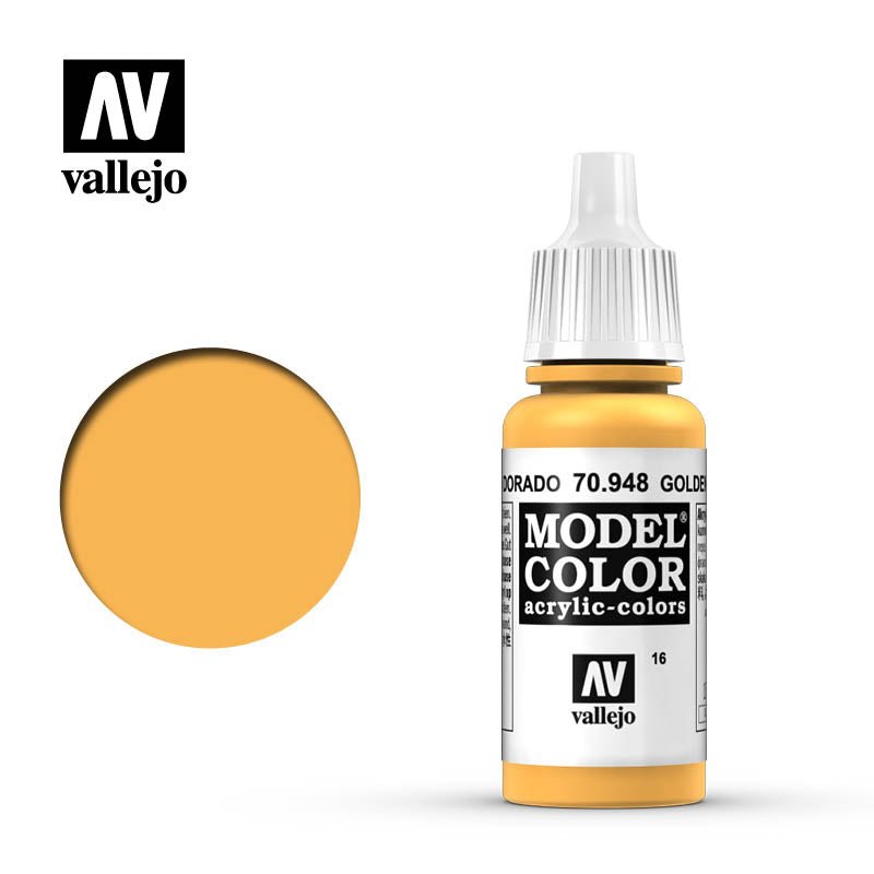 Vallejo Model Color 70.948 Amarillo Dorado - Dendago