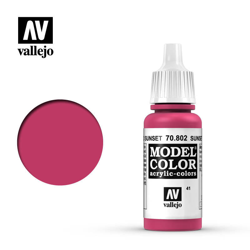 Vallejo Model Color70.802 Rojo Sunset - Dendago