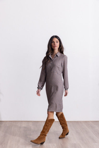 VESTIDO CORTO CAMISERO BMB&CO