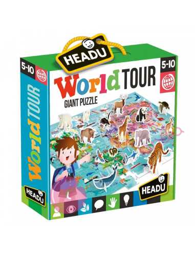 World Tour puzzle 108 piezas - Headu - Dendago