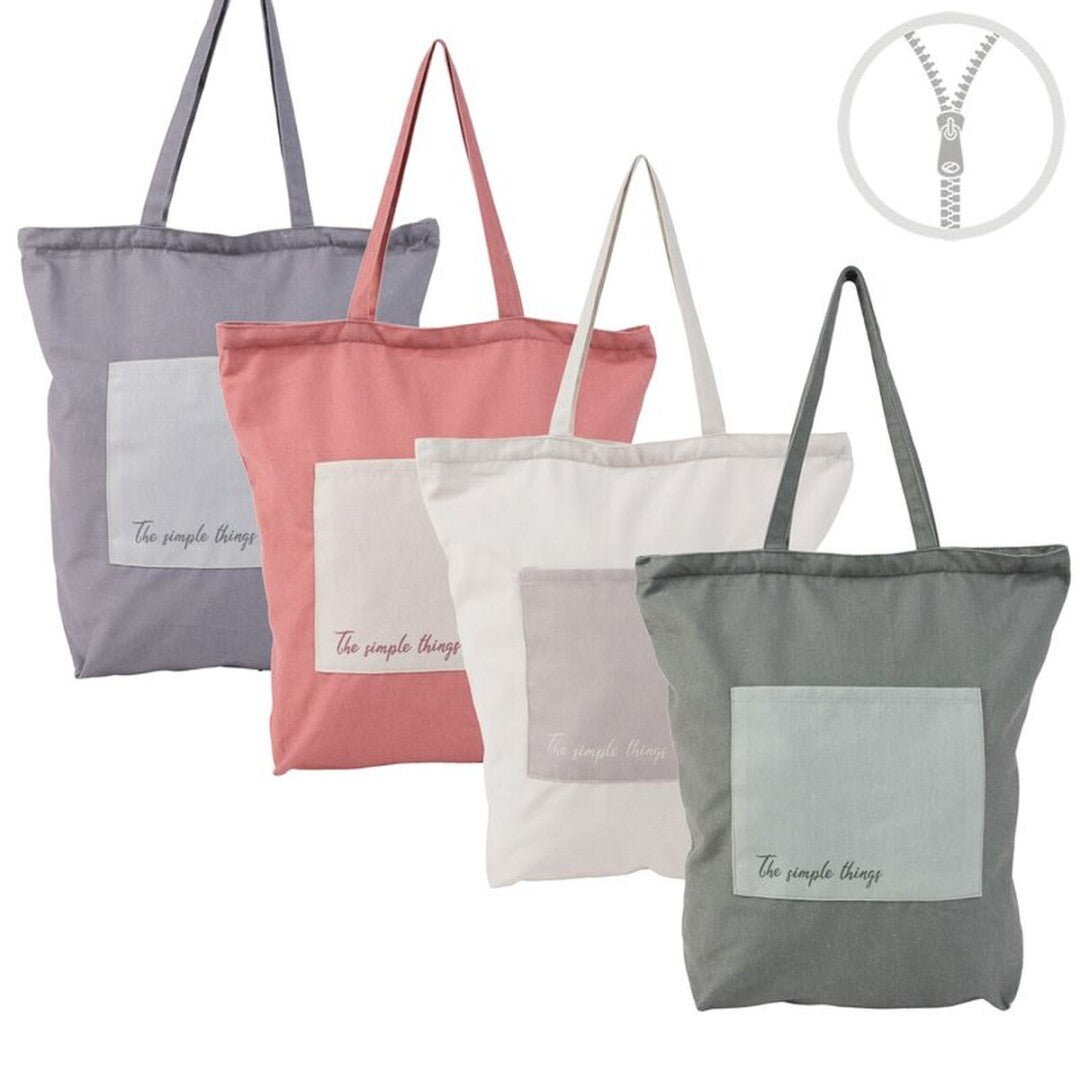 BOLSA ALGODON BOLSILLO MENSAJE