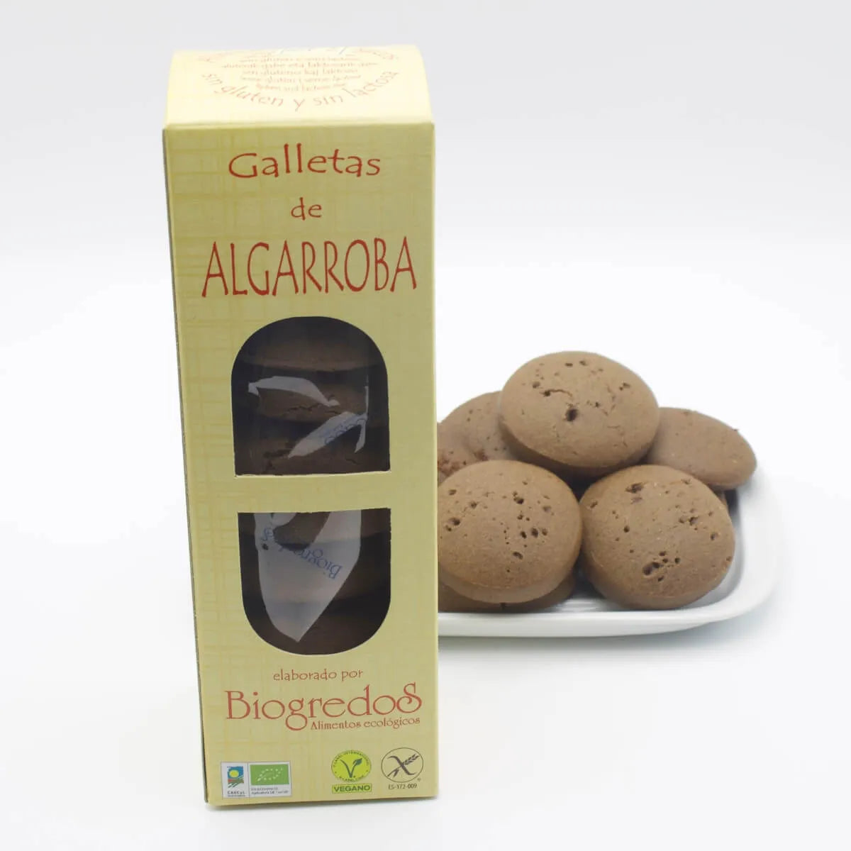 Galletas de algarroba sin gluten