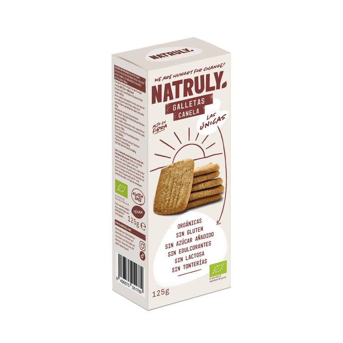 Galletas Natruly de canela