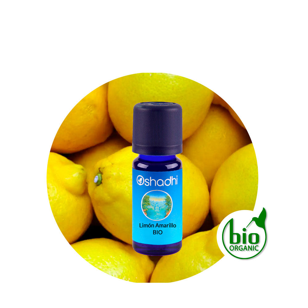 Aceite esencial de limón amarillo Oshadhi