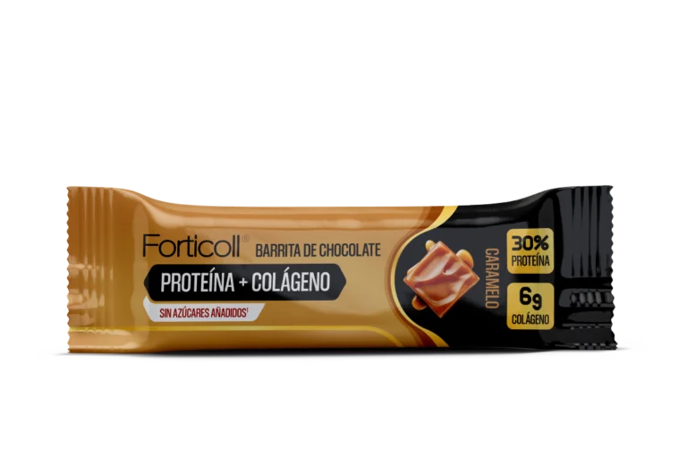 Barrita proteica con colágeno sabor caramelo Forticoll