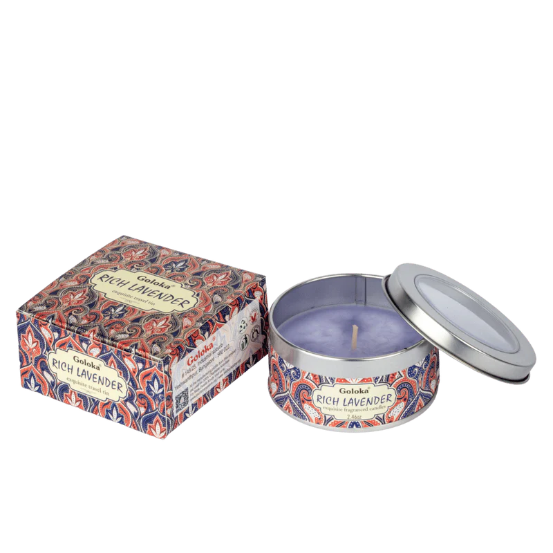 Vela de soja de lavanda Goloka