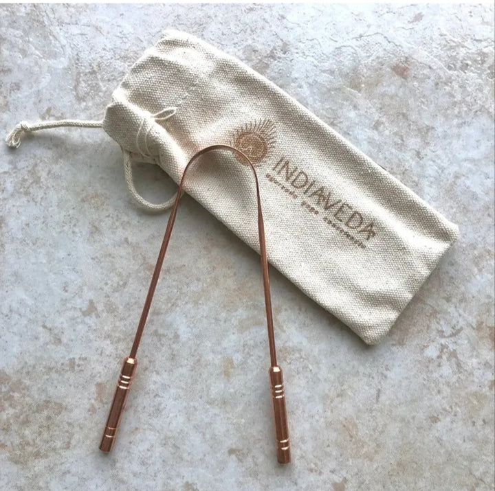 Raspador de lengua de cobre Indiaveda