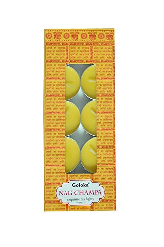 Velas de té Goloka nag champa