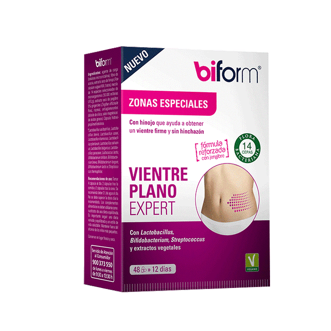 Vientre plano expert 48 cápsulas Biform