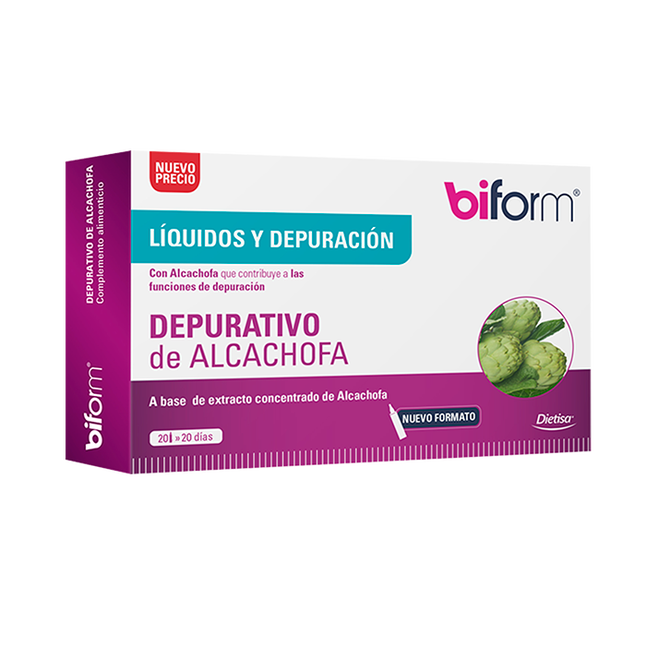 Depurativo de alcachofa 20 viales Biform