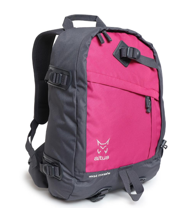 MOCHILA ALTUS ESQUI MONTAÑA GRIS/FUCSIA 1