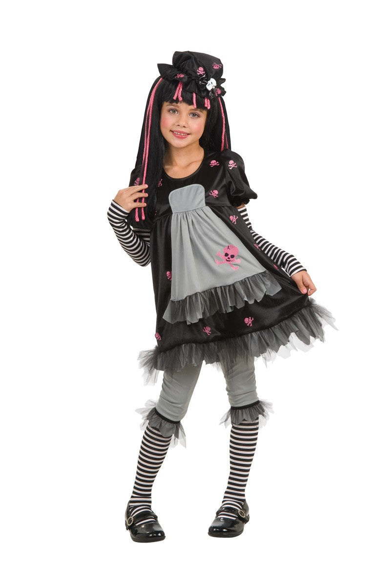 Disfraz Black Dolly Infantil Halloween (Gothic Girl) 1