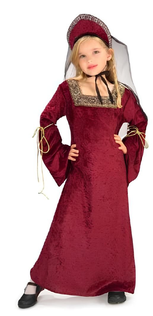 Disfraz de Dama Medieval Infantil 1