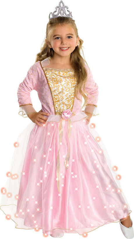 Disfraz Princesa Con Luz Infantil Niña 1