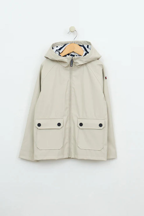 Chubasquero marinero impermeable con forro a rayas MK (BATELA) 1