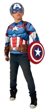 Disfraz Pecho Musculoso Capitan America con Accesorios 1