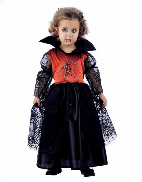 Disfraz Vampiresa Telarañas Infantil Niña 2
