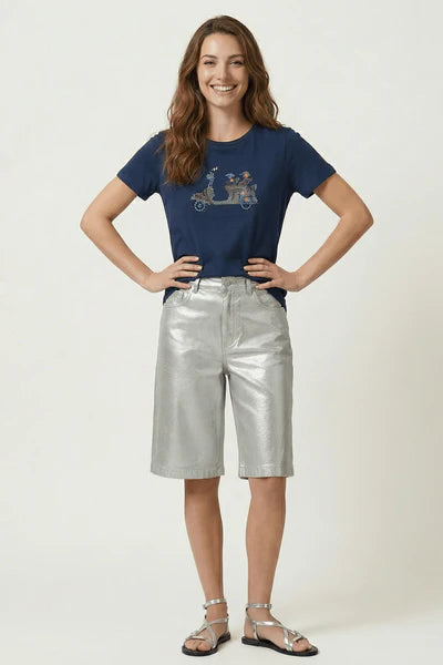 Camiseta azul brilli vespa Lolitas 1