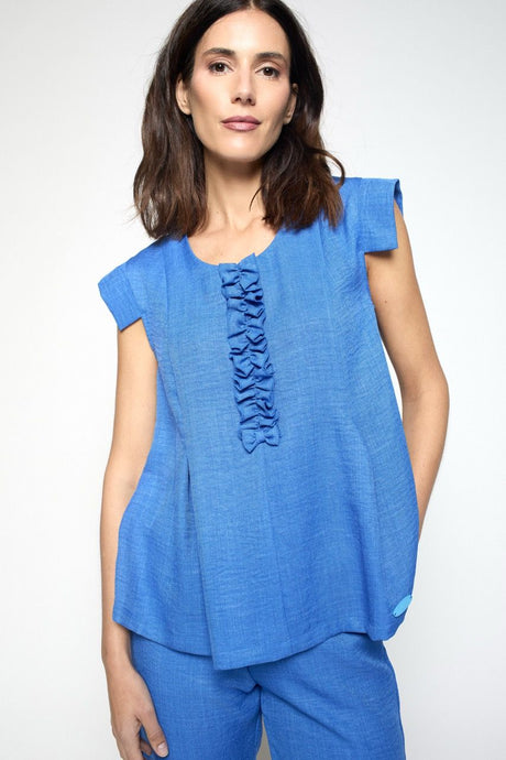 Blusón Dion azul Poupée Chic 1