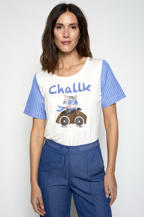 Camiseta Vesta azul Poupée Chic 1