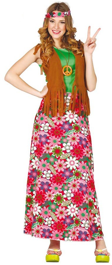Disfraz Hippie Adulto Mujer 1