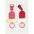 Pendientes Yenabi rojo 1