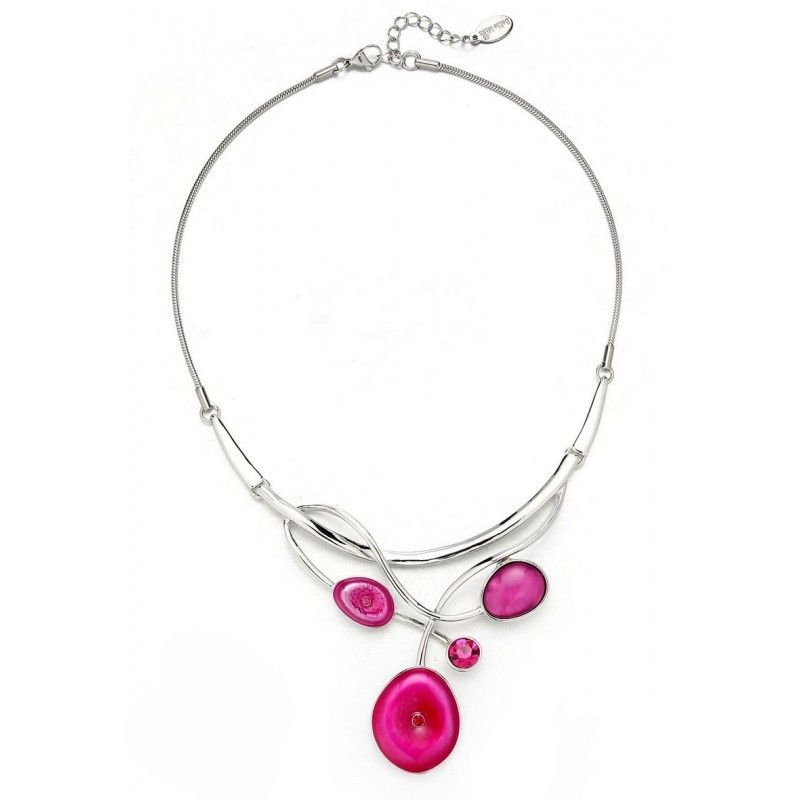 Collar Coralie rosa 1