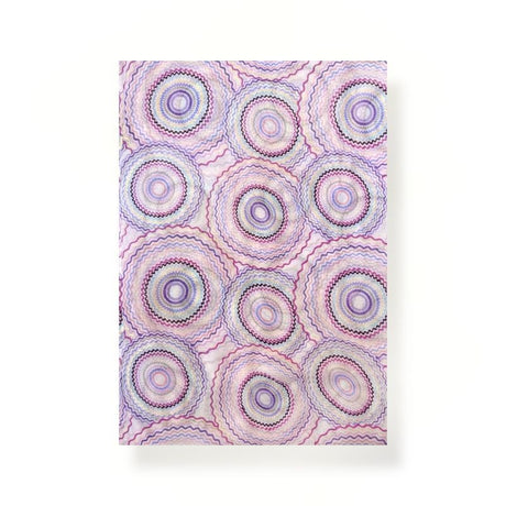 Fular circulos grandes morado+ brilli 1