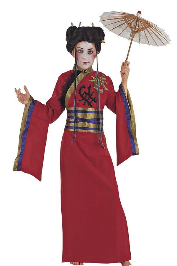 Disfraz de Geisha Infantil Chica 1