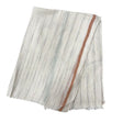 Fular lino rayas beige 1