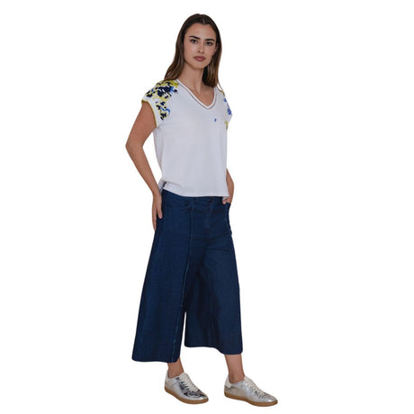 Pantalón ancho color vaquero WNT 1