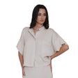 Blusón beige flequitos WNT 1