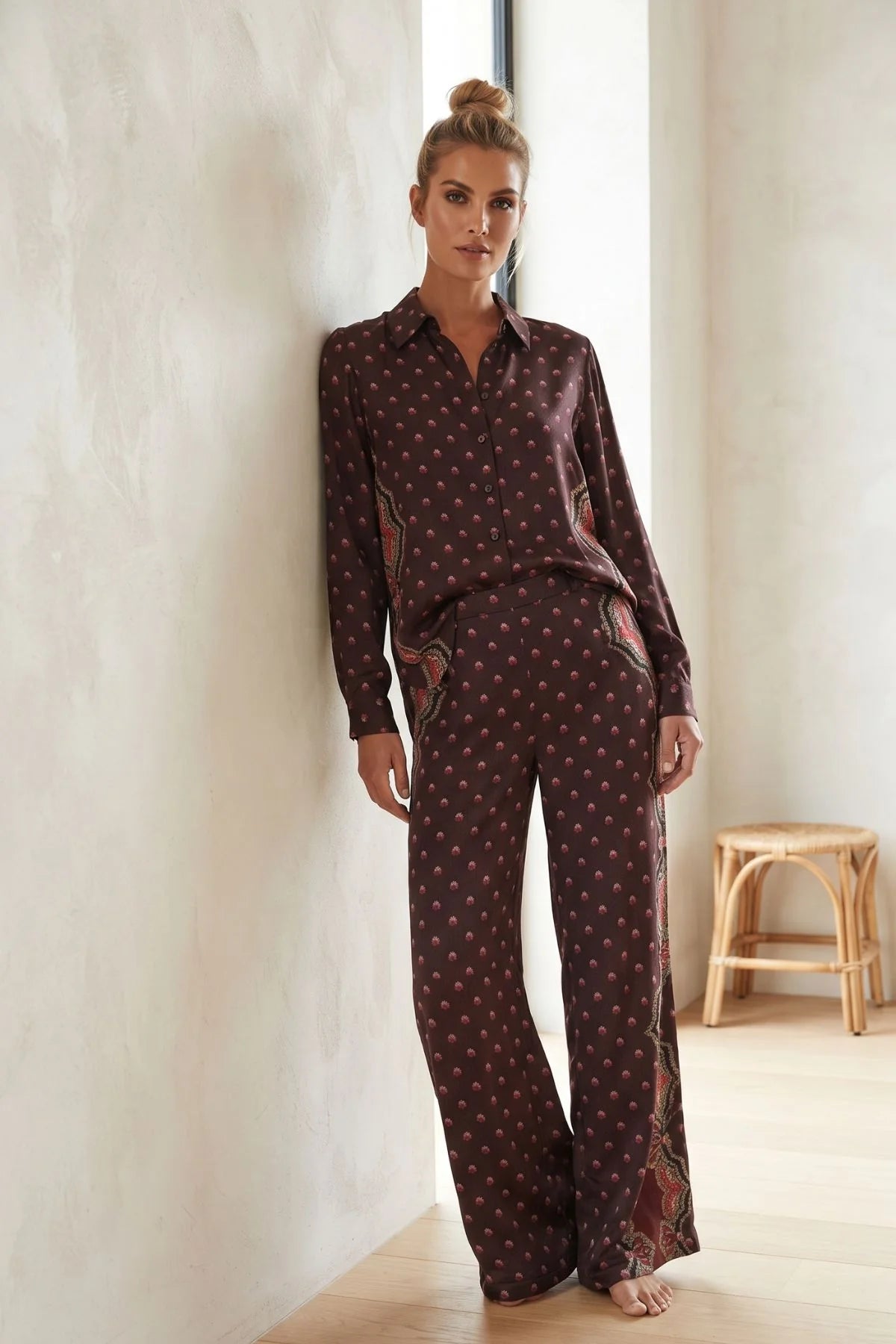 Camisa Mathilde marrón Derhy 1