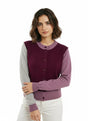 Chaqueta punto morada WNT 1