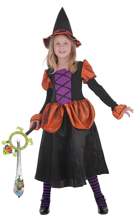 Disfraz Bruja Simpática Infantil Niña 1