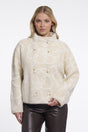 Chaqueta Beth flor beige Rino&Pelle 1