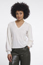Camiseta blanco roto Ellora Rino&Pelle 1