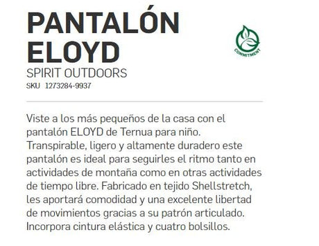 Pantalon Ternua Niño 2