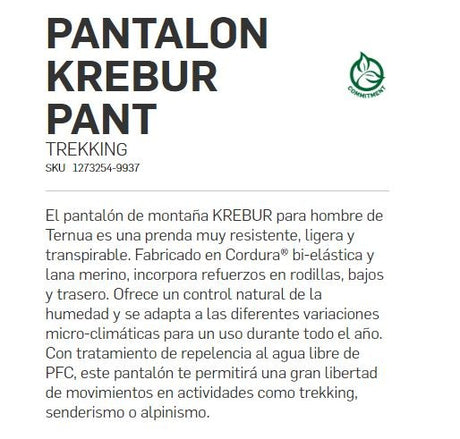 Pantalon Ternua Hombre 2