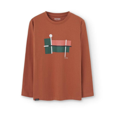 CAMISETA MANGA LARGA ASTORE NARANJA NIÑO 1