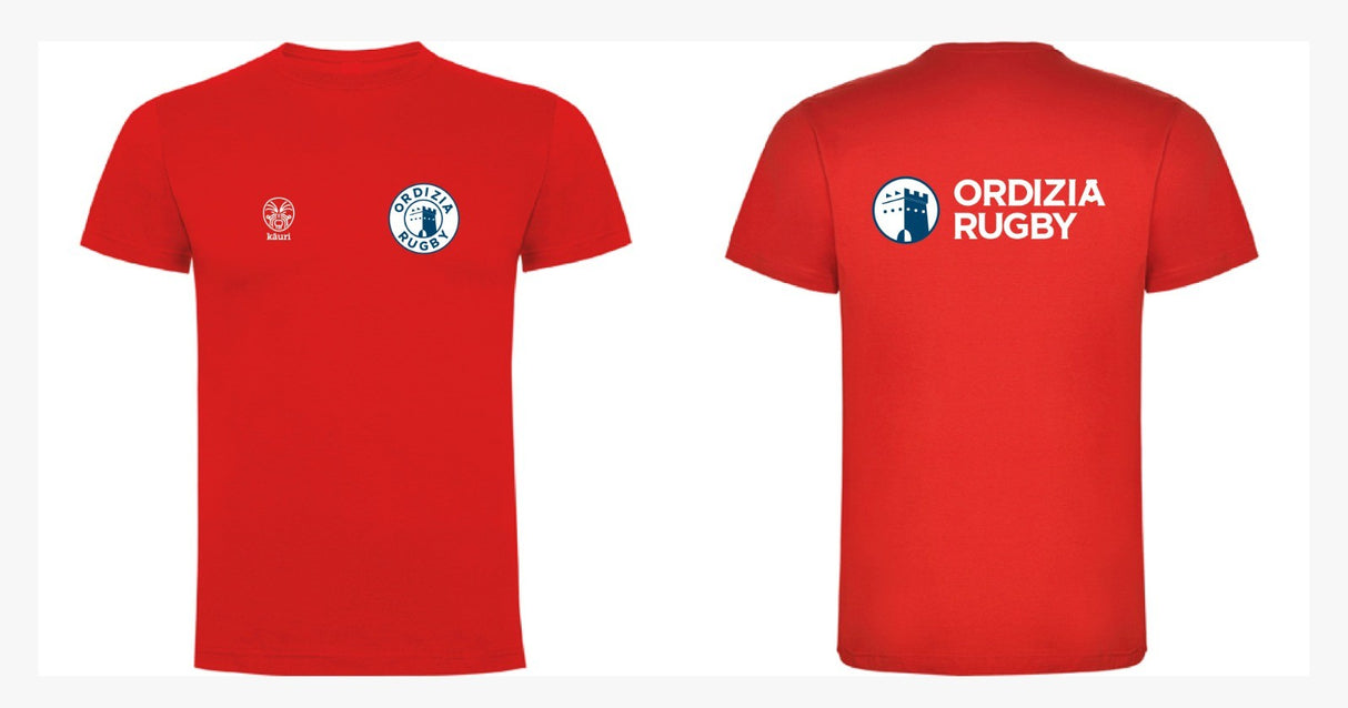 Camiseta Roja ORDIZIA RUGBY JR 1