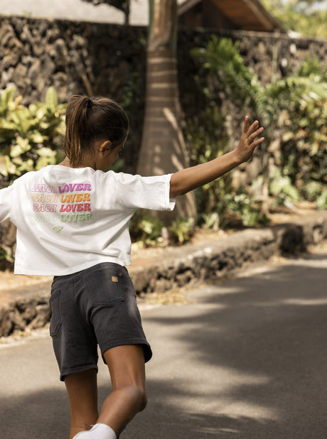 CAMISETA ANCHA Y CORTA ROXY INFANTIL 1