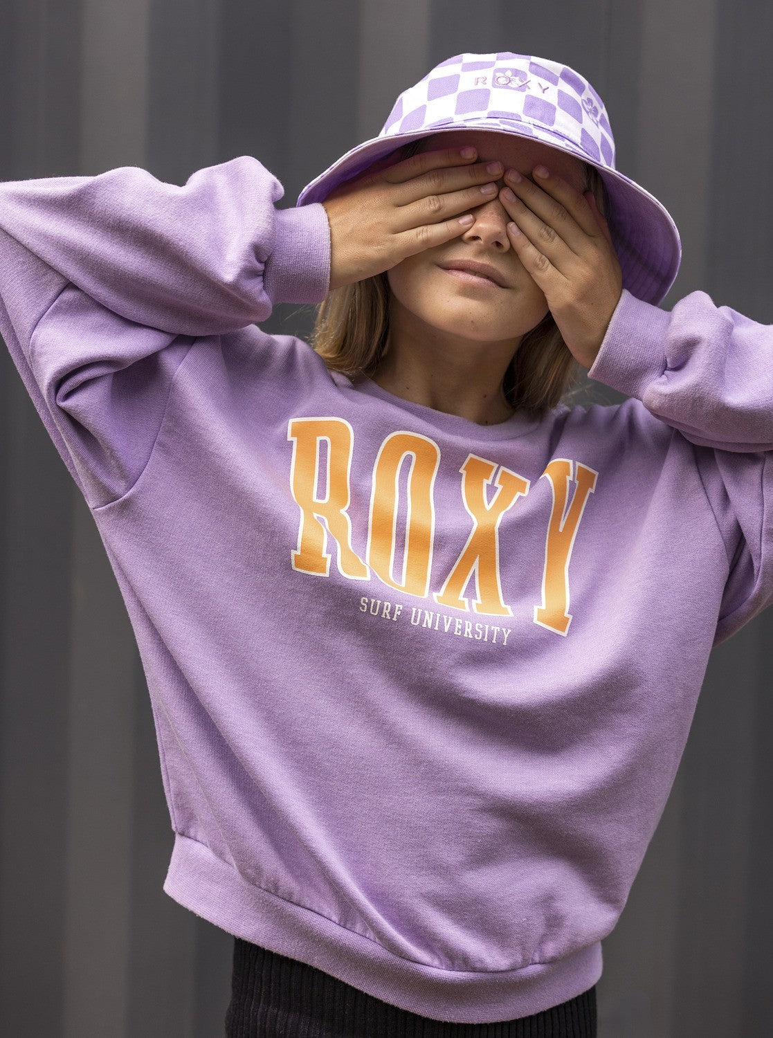SUDADERA LILA ROXY NIÑA 1