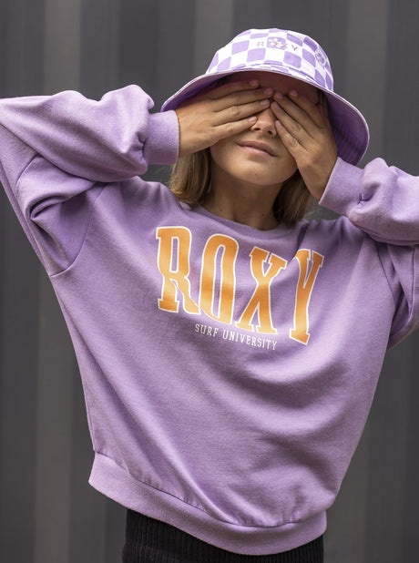 SUDADERA LILA ROXY NIÑA 1