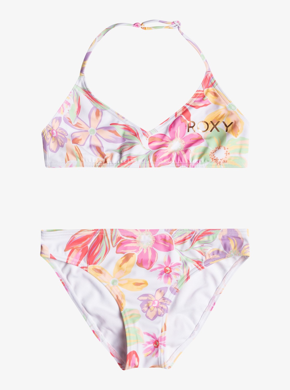 BIKINI MULTICOLOR DE FLORES ROXY NIÑA 1