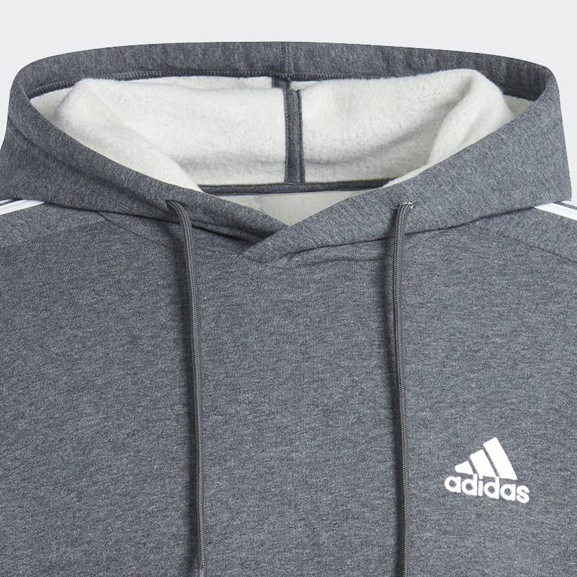 SUDADERA GRIS CON CAPUCHA ADIDAS HOMBRE 2