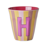 Vaso con inicial